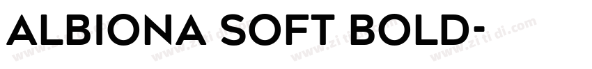 Albiona Soft Bold字体转换